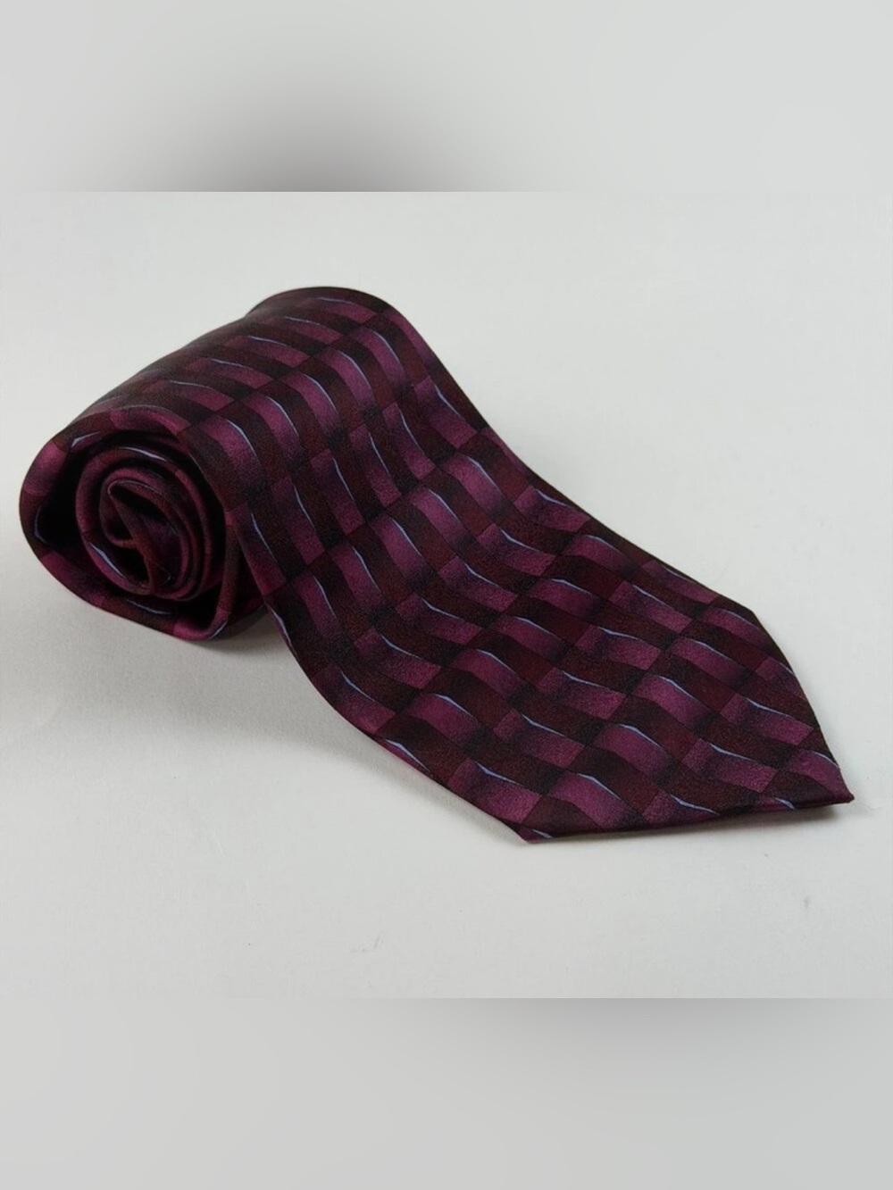 Grateful Dead Black Maroon Silk Tie Jahrhunderthal Hall 17th Set Necktie - Picture 2 of 9